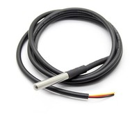 Capteur de température VSEC 1 mètre de long entièrement étanche 6*40mm Maxim pour Arduino pour DS18B20