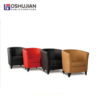 Semplice design moderno home Office soggiorno lounge office reception chat 1 + 1 + 3 set di divani foshan in pelle