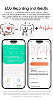 Reloj Inteligente Deportivo E810 con Monitor de Presión Arterial, ECG, Pantalla Cuadrada, Llamadas, Resistente al Agua IP68, para Hombres y Mujeres