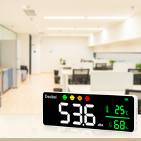 Écran LED Moniteur de volume audio Sonomètre numérique Décibel Sonomètre 30-130 DBA Support Data Logging