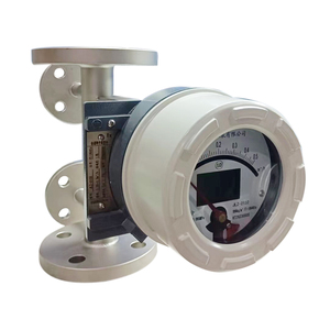 デジタルSS304 DN25ガス蒸気流量センサー水位計4-20mA液体金属管ローターフローメーターLCDディスプレイ付き - Product Image 2
