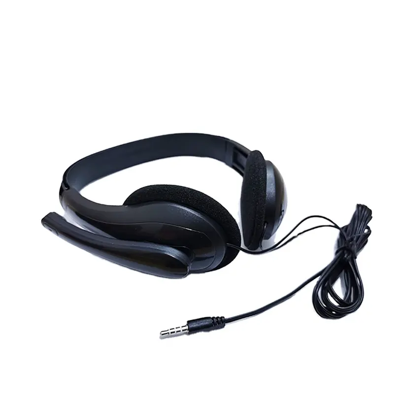 Fones de ouvido para jogos com microfone, fones de ouvido e fones de ouvido para jogos com fio de 3,5 mm baratos e personalizados para escritório gamer