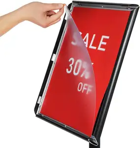 CYDISPLAY Negro A3 Poster Stand hierro 11x17 Sign Board stand Sign Holder standing portable sign posters holders For Heavy Duty