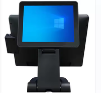 Système de point de vente de haute qualité avec écran tactile capacitif de 15,6 pouces, terminal de point de vente de bureau, machine de point de vente pliable pour les commerces