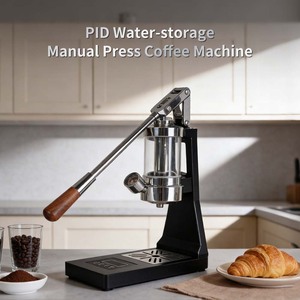 Machine à expresso manuelle télescopique multifonctionnelle <span class=keywords><strong>italienne</strong></span> en acier inoxydable - Cafetière portable professionnelle à pompe manuelle - Product Image 2