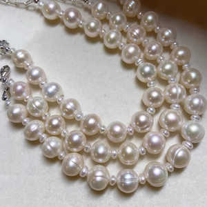 Pulsera de Plata de Ley 925 con Perlas Naturales de Agua Dulce sin Núcleo, Pulseras y Brazaletes de Perlas - Product Image 2