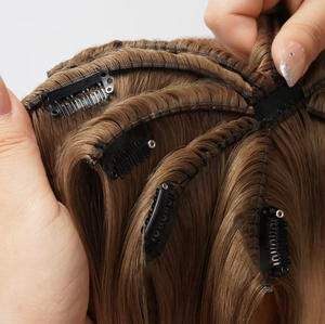 Extensions de <span class=keywords><strong>cheveux</strong></span> humains invisibles Octopus à clipser, <span class=keywords><strong>cheveux</strong></span> vierges alignés dans le sens des cuticules - Product Image 1