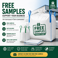 Sacs FIBC Q en polypropylène (PP) 100% grand format, formes stabilisées, enduits et laminés, avec cloison, pour aliments, produits chimiques, poudres, granulés de bois, tapioca et poudre de manioc