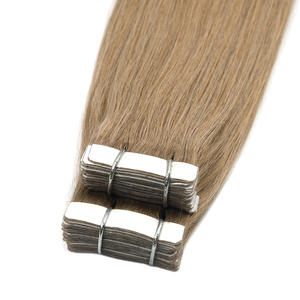 Extensions de cheveux humains à bandes adhésives KSWIGS, qualité salon, cheveux vierges, cuticules intactes, double épaisseur, invisibles, aspect naturel, installation facile. - Product Image 3
