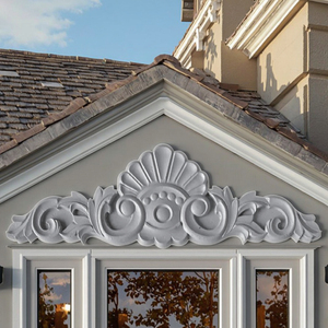 Moldura de corona EPS decorativa para Hotel de estilo europeo clásico personalizada, línea decorativa para ventana Exterior, Material GRC duradero - Product Image 1