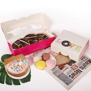 Caja <span class=keywords><strong>de</strong></span> Papel para Comida para Llevar, Caja <span class=keywords><strong>de</strong></span> Embalaje para <span class=keywords><strong>Donuts</strong></span>, Cono <span class=keywords><strong>de</strong></span> Papel Impreso para Papas Fritas - Product Image 3