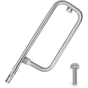 Tubo quemador de acero inoxidable galvanizado de 17 pulgadas para modelos de parrilla de sobremesa serie Q Q Q100/Q120 (antes de 2014) Q1000/<span class=keywords><strong>Q1200</strong></span> - Product Image 1