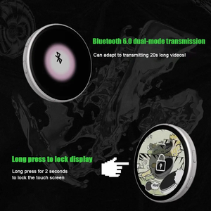 Pantalla HD de 1,85 pulgadas, insignia electrónica dinámica inteligente, insignia de píxel, puede transferir fotos, <span class=keywords><strong>GIF</strong></span>, animaciones y vídeos - Product Image 4