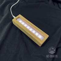 Light Up Acryl Chemical Element Table Display Klares Acryl-Perioden system mit 83 Arten realer Elemente