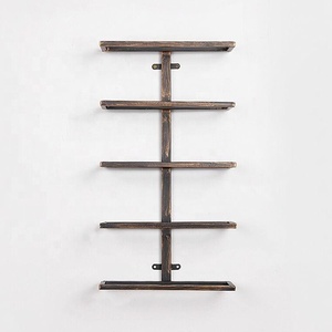 Organizador de Vinho de Metal para Montagem na Parede, Suporte para Garrafas de Vinho <span class=keywords><strong>DIY</strong></span> - Product Image 1