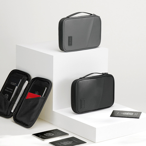 RTS di lusso impermeabile in pelle sintetica per famiglia porta passaporto portatile sottile da viaggio borsa a portafoglio <span class=keywords><strong>Rfid</strong></span> block - Product Image 1