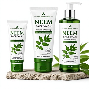 Gel nettoyant pour le visage au neem OEM, 100% naturel, sans paraben, 200 ml, enfants et adultes (à l'exception des nouveau-nés), éclaircissant pour la peau acnéique - Product Image 1