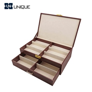 Thâm quyến nhiều PU Kính mát Kính mắt Hộp lưu trữ kính hiển thị trường hợp cho quang học - Product Image 2