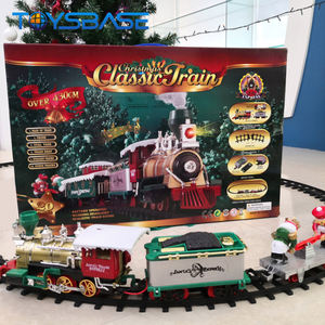 Set Ferroviario Musicale Elettrico per Bambini con Trenino Giocattolo e Suoni Natalizi - Product Image 2