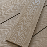 Tarima de Madera Compuesta para Exteriores, Suelo de WPC Impermeable, Cuadrado Cepillado, para Balcón, Patio Trasero, Terraza y Jardín
