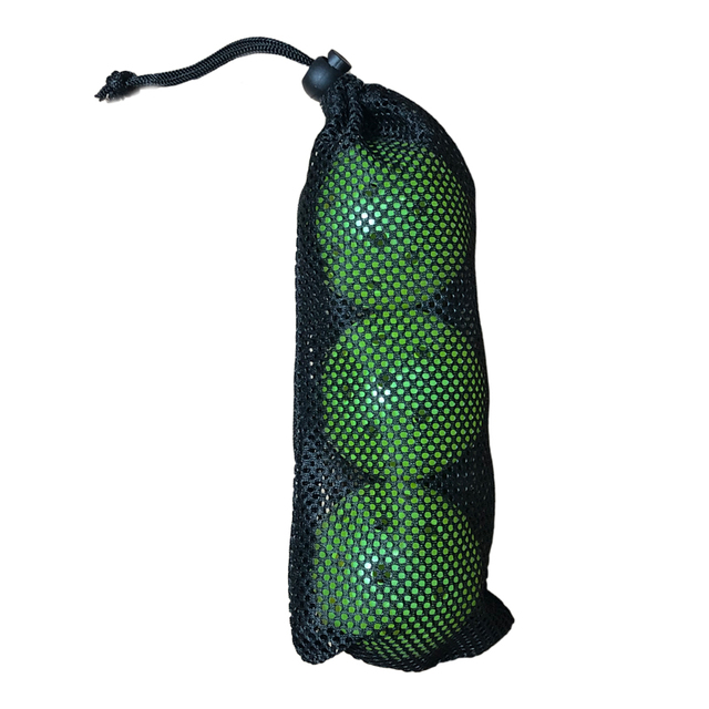 3 Balls Mesh Bag 3 Pack Outdoor 40 Holes 26 Holes for Pickleball Balls Mesh Carry Bag Tennis Balls Ready to Ship