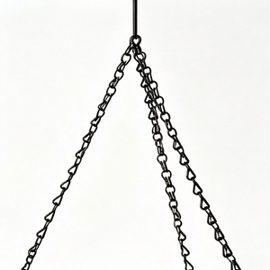 Cesta Colgante Redonda de Hierro Negra Vintage con Revestimiento de <span class=keywords><strong>Coco</strong></span> y PE, Antioxidante, Resistente a la Intemperie, de Alta Resistencia, para Hogar, Jardín, Patio, Venta al por Mayor, OEM - Product Image 5