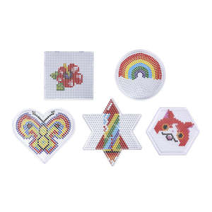 Planche à ongles en forme de cœur pour <span class=keywords><strong>perles</strong></span> Perler, <span class=keywords><strong>perles</strong></span> à fusionner, planche de conception transparente, planche à picots transparente pour <span class=keywords><strong>perles</strong></span> <span class=keywords><strong>Hama</strong></span> 5mm - Product Image 3