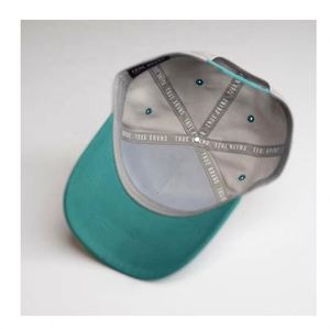 Casquette de baseball personnalisée pour homme, 100% coton, 5 panneaux, logo brodé 3D, bicolore, imperméable, de haute qualité, pour le sport - Product Image 4
