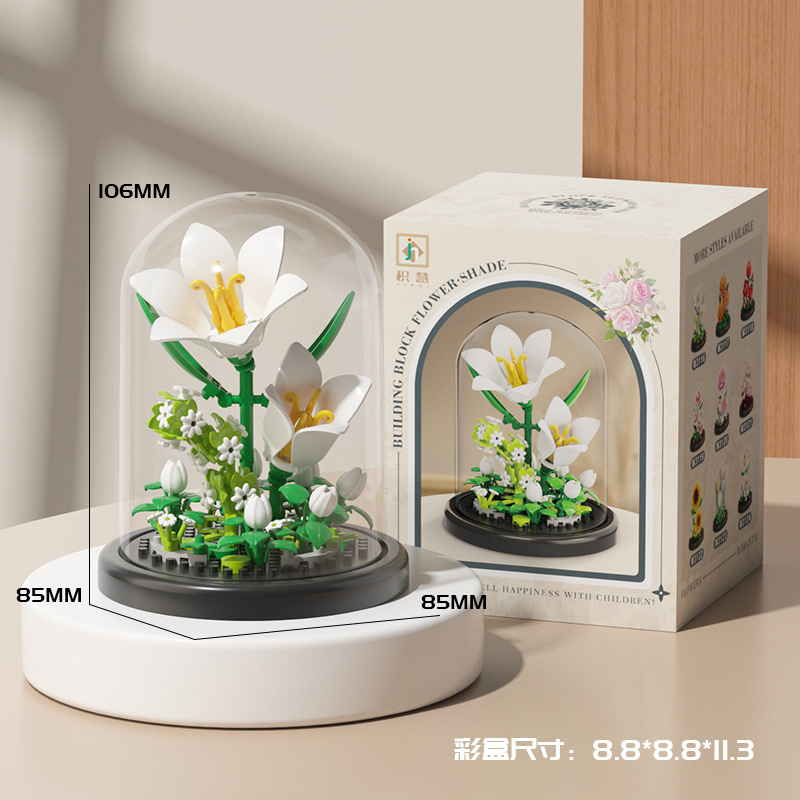 Lily 163pcs + transparent dust cover-color box