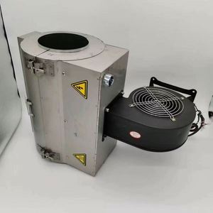 Collier chauffant en céramique pour refroidissement industriel de fûts en plastique |   Type de refroidissement en céramique avec ailettes optionnelles (Cuivre/Céramique/Aucune) - Product Image 2