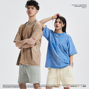 T-shirt vintage pour homme, teint à la cire, effet délavé, vêtements vintage, T-shirt grande taille, T-shirt oversize - Product Image 6