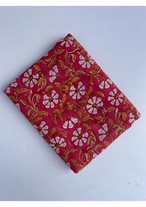 Wholesale Indian Handmade Cotton <b>Fabric</b> Jaipur Sanganeri Hand Block Printed <b>Fabric</b> <b>Raw</b> <b>Material</b> Dress <b>Fabric</b> OEM ODM Bulk Sale - Product Image 6