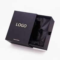 Boîte à parfum avec tiroir et ruban de tirage, emballage cadeau personnalisé avec logo