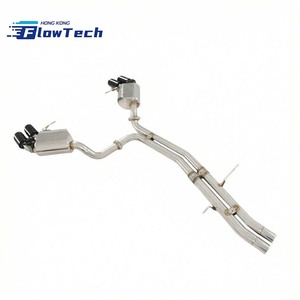 Sistema de Escape Catback con Válvulas de Acero Inoxidable T304 para Porsche Macan S/GTS/Turbo 3.0T 3.6T con Control Remoto de Válvulas y Puntas Cuádruples - Product Image 6