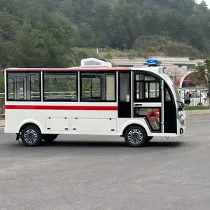 Chinese Mini Noodambulance 72V Elektrische Ambulance Auto Voor Het Vervoeren Van Patiënt