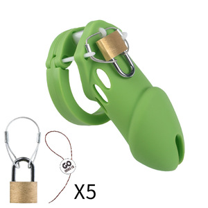 Cage de chasteté inversée <span class=keywords><strong>CB6000S</strong></span> pour homme, petite, en silicone, avec verrou de chasteté pour hommes, bondage, BDSM, jouet sexuel, outil - Product Image 6