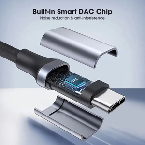 <span class=keywords><strong>USB</strong></span> C Để 3.5Mm Âm Thanh Adapter Loại C Để Headphone AUX Jack Dây Cáp Hifi Dac Cho Microphone Tai Nghe Điện Thoại Phụ Kiện - Product Image 3
