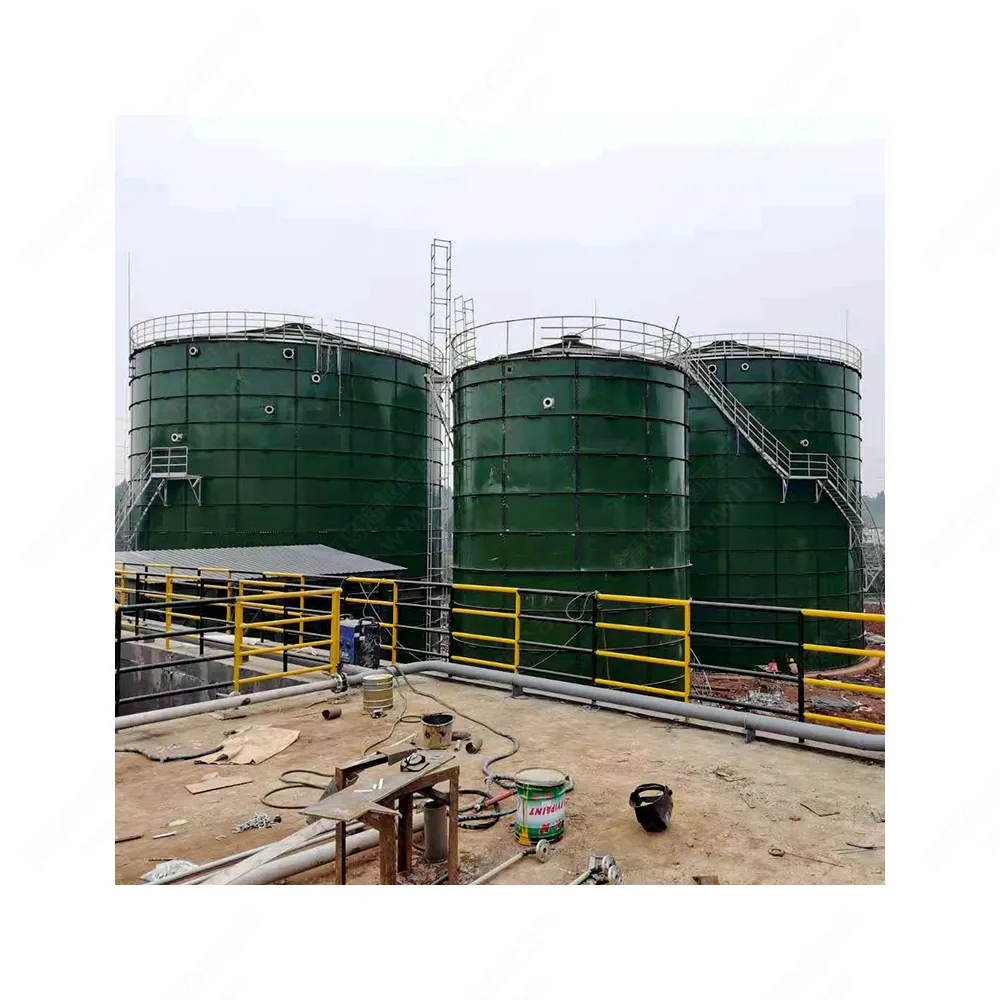 Serbatoio di acqua del polietilene del contenitore del Biogas del carro armato assemblato smalto popolare popolare della cina per il digestore del Biogas