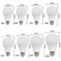 Échantillons gratuits ampoule led matière première 5W 7W 9W 12W 15W 18W 24W A60 skd/ckd ampoule led pour la maison AMY Sheng