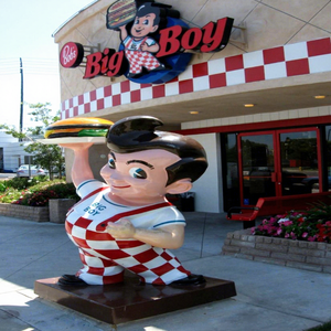 ประติมากรรมเรซิ่นไฟเบอร์กลาสรูปแฮมเบอร์เกอร์และเฟรนช์ฟรายส์ขนาดใหญ่สำหรับตกแต่งร้านอาหาร ทางเข้า <span class=keywords><strong>KFC</strong></span> แมคโดนัลด์ สวนกลางแจ้ง - Product Image 1