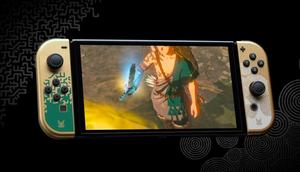 Nueva Consola <span class=keywords><strong>de</strong></span> Juegos <span class=keywords><strong>Switch</strong></span> 2024 (Estilo OLED) (Edición Especial <span class=keywords><strong>Zelda</strong></span> Tears of the Legend) 64GB Edición Limitada Dorada con Sistema Operativo Linux y 10000 Juegos - Product Image 6