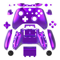 Coques de remplacement plaquées Data Frog pour manettes Xbox One Slim – Kit complet de protection pour Xbox One Slim