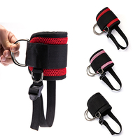 Sangles de cheville en néoprène avec logo personnalisé pour machine à câble, musculation, exercice inférieur, sangles de câble avec protection de la paume