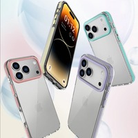 Coque transparente en acrylique pour iPhone 18 Pro Max, protection de l'appareil photo, antichoc, anti-rayures, vente en gros, usine