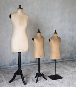 Bases et supports de mannequin en acajou massif - Product Image 6