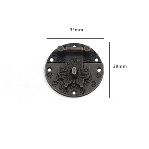 Serrure de meuble rétro en alliage de zinc Boucle sécurisée et élégante pour accrocher des boîtes de tôle de fer dans la chambre à coucher Hôtel Villa - Product Image 6