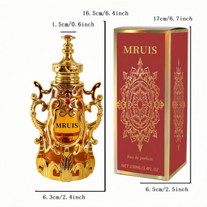 <span class=keywords><strong>Perfume</strong></span> de Alta Calidad de 100 ml, Unisex, Personalizado, al por Mayor, Vietnam, Dubái, Medio Oriente, Árabe, Dorado, para Hombre y Mujer - Product Image 6
