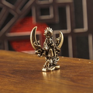 1 pièce Ornement vintage en laiton, Figurine <span class=keywords><strong>Le</strong></span> <span class=keywords><strong>Petit</strong></span> <span class=keywords><strong>Prince</strong></span> et Ciel Étoilé, Décoration de bureau, Cadeau pour l'artisanat - Product Image 5