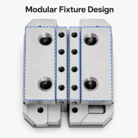 Kit de fixation pour pièces en acier usinées CNC sur mesure JXD Machining, avec pince de positionnement et outillage, service OEM, prototype basé sur plans