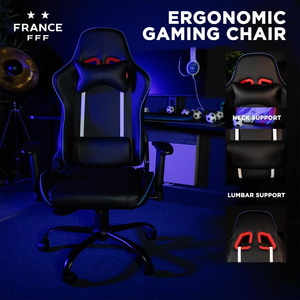 Chaise De <span class=keywords><strong>Bureau</strong></span> de Gaming Premium Chaise de <span class=keywords><strong>bureau</strong></span> entièrement rotative noire Silla <span class=keywords><strong>Gamer</strong></span> Meilleure chaise de jeu OEM avec roues - Product Image 5